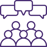 Pictogramme pour les moments formels et le networking