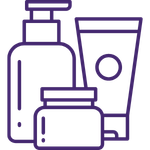Beauty, drugstore and perfumery pictograms