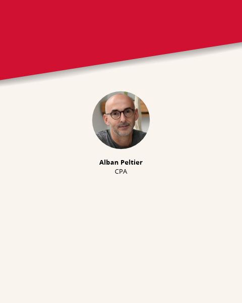 image de alban pelter le speaker de la table ronde cpa 